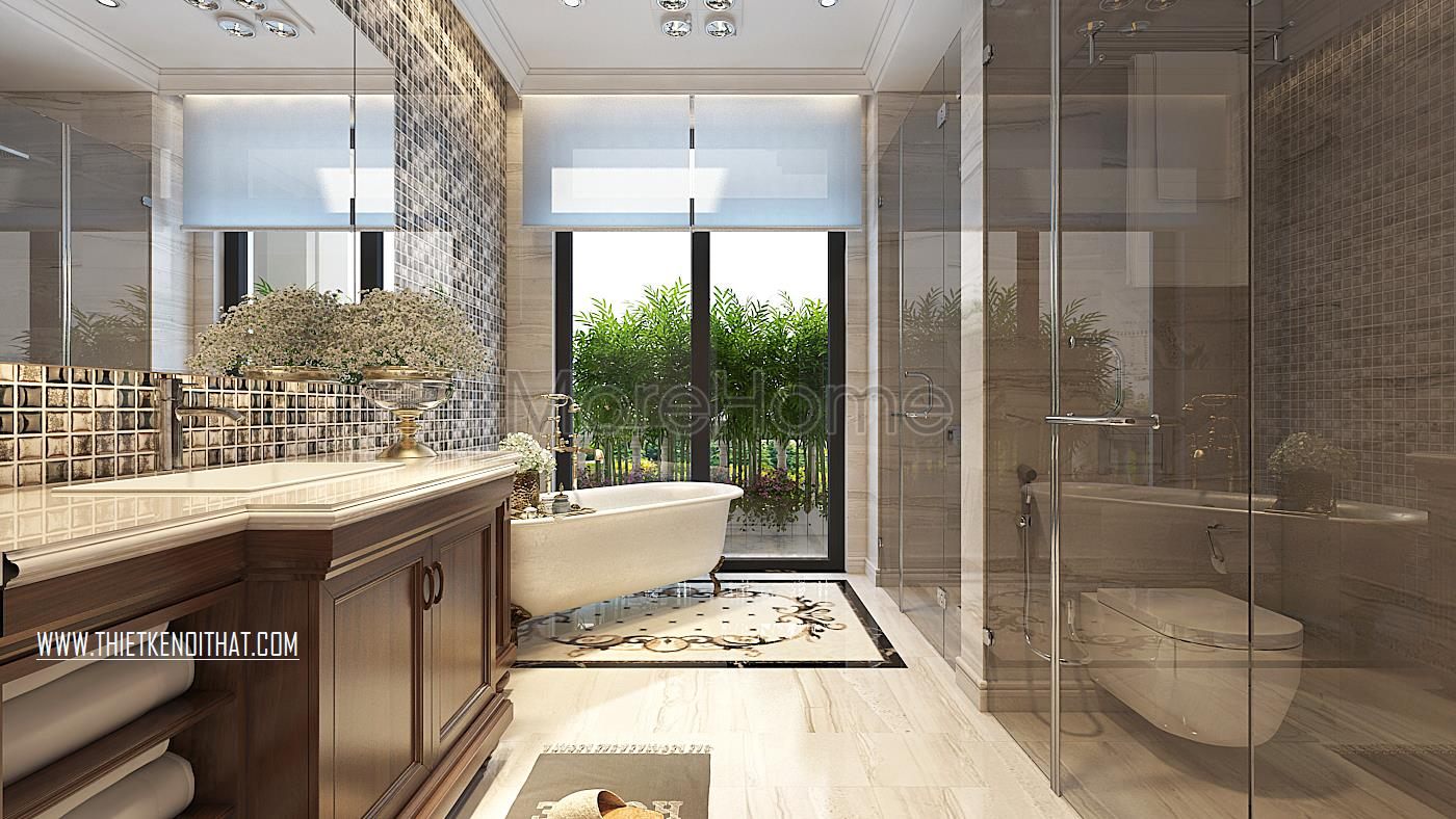 Thiết kế phòng tắm biệt thự